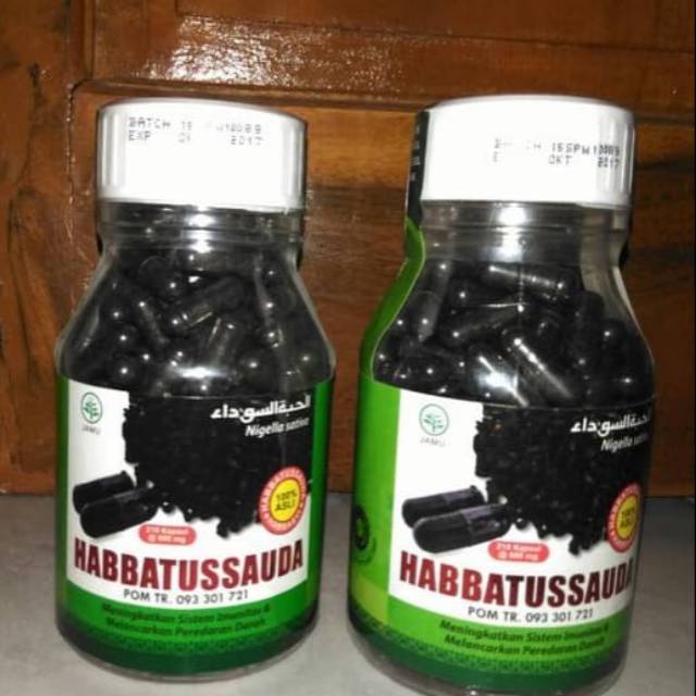 Habbatussauda 200 kapsul . Jintan Hitam