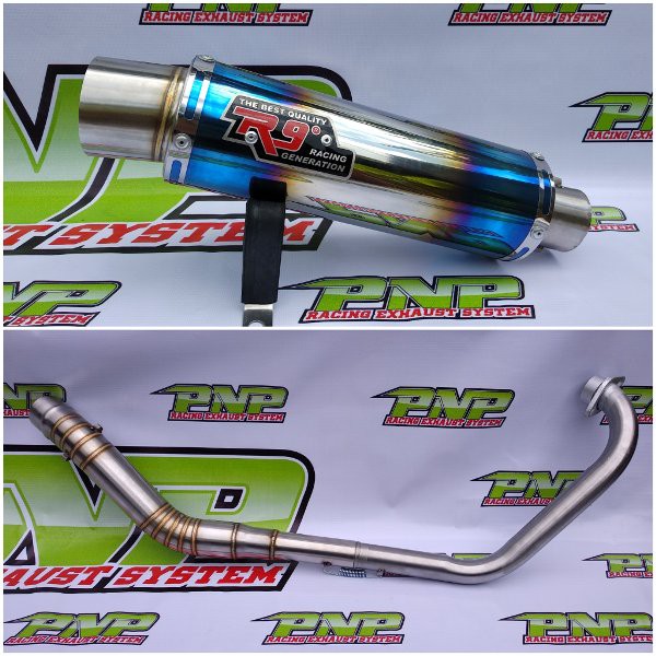 DSA  Knalpot Racing R9 Mugello Fullsystem Vixion R15 Xabre Byson Scorpio Jupitermx Cb150r Cbr150