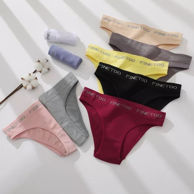 FINETOO FT18 Sexy Celana Dalam Wanita Sport Brief Women Cotton Panty Soft