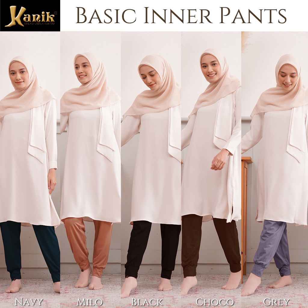 Kanik Celamis Original Celana Gamis Legging Inner Pants Wanita Muslimah