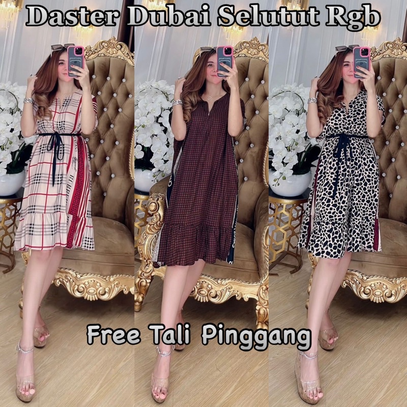 Daster Ruffle Selutut Rgb Original