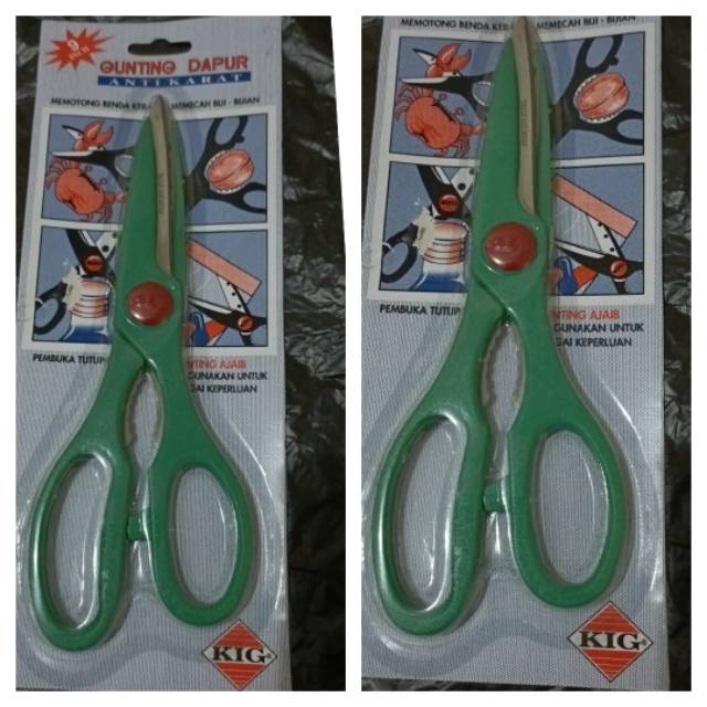 Gunting dapur serbaguna anti karat kitchen scissors