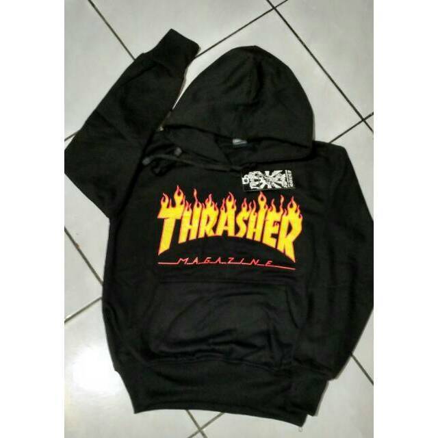 jaket anak thrasher flame