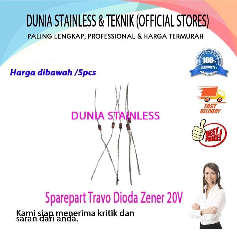 Sparepart travo Dioda Zener 20V /5pcs