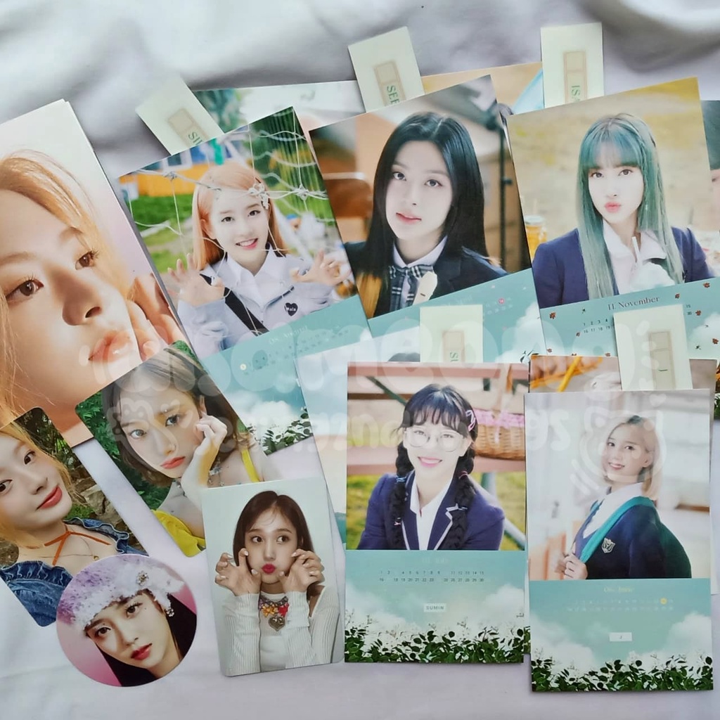 [BACA DESKRIPSI] photocard stayc we need love Seeun J, sharing mini calendar season greeting stayc