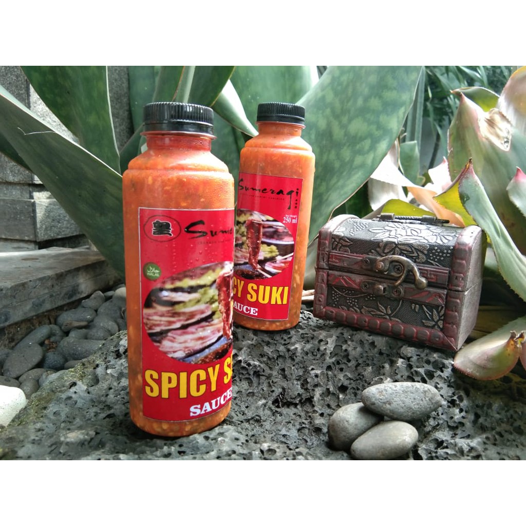 

sauce spicy suki sumeragi 250ml non msg dan bahan pengawet halal