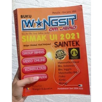 (Preloved) Buku Wangsit Om Jero Simak UI 2021 Saintek