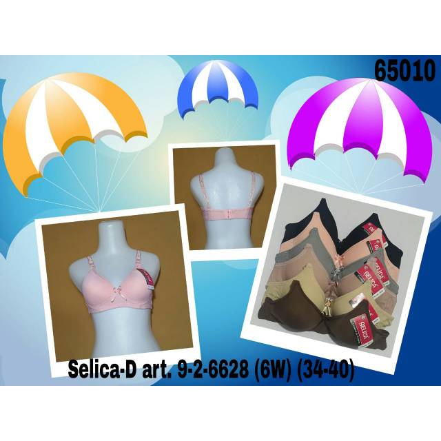 Bra Selica Tanpa Kawat 6628