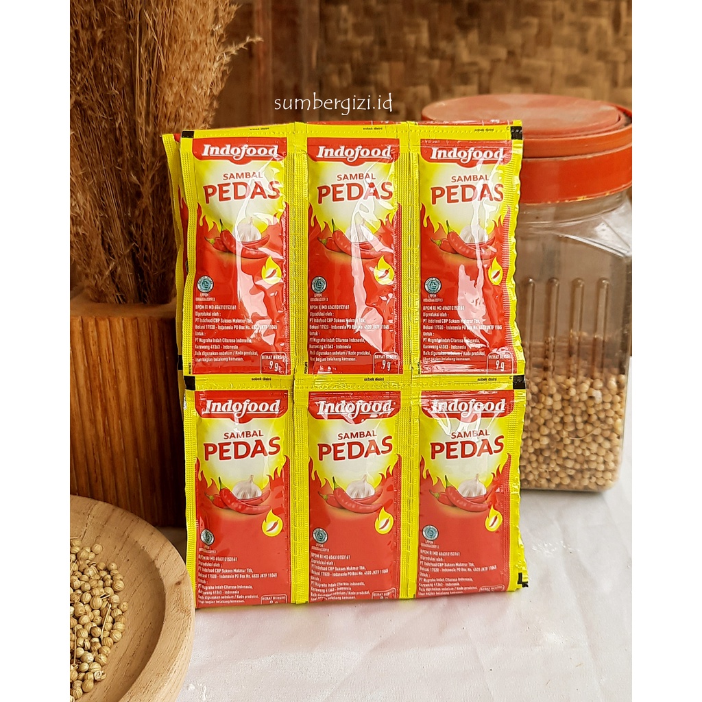 

SS099 Indofood sambal pedas saset 36pcs