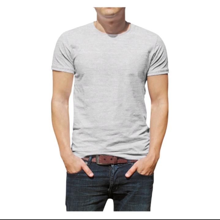 Jual KAOS POLOS ABU - ABU BAJU OBLONG BAJU DALAM UNISEX | Shopee Indonesia