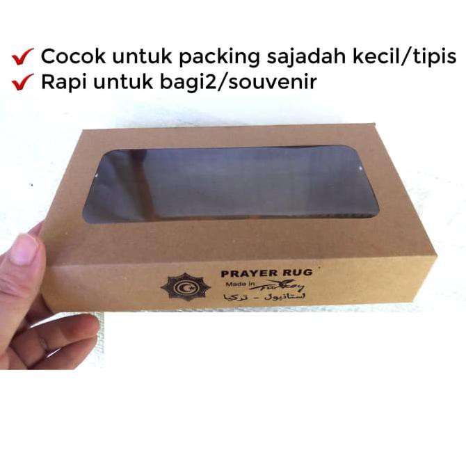 

Kotak Box Packaging Sajadah Kecil/Tipis TERBARU