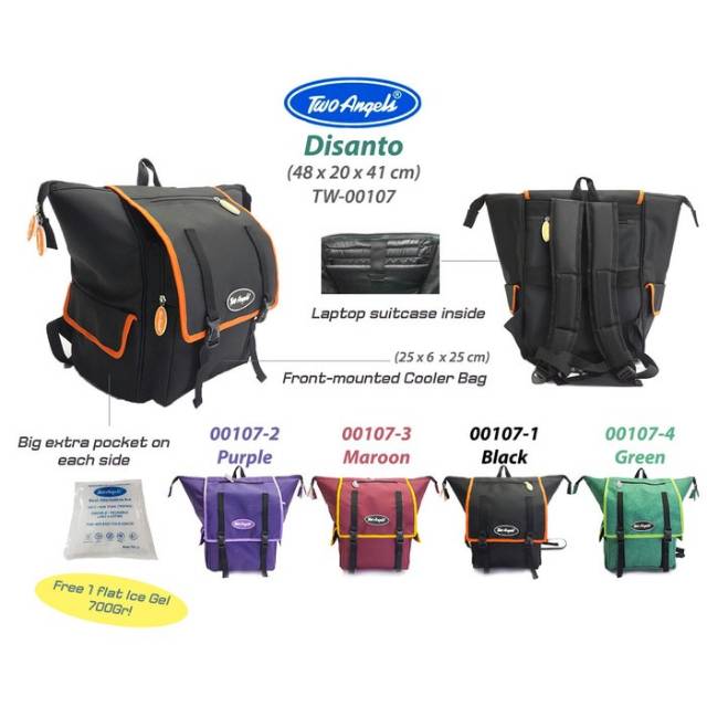 Tas Perlengkapan Baby +Cooler Bag Disanto free big ice gel s1