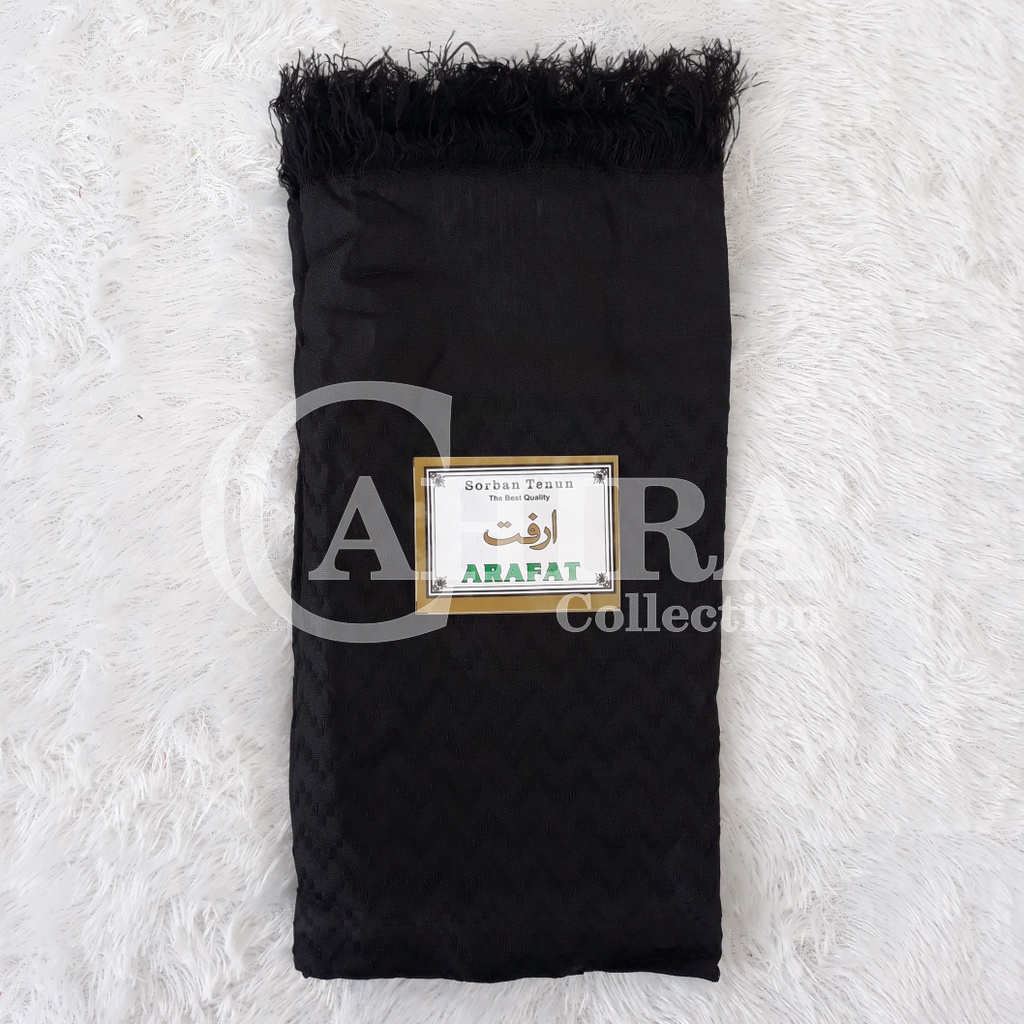 SORBAN HAJI POLOS SORBAN ARAFAT MOTIF POLOS