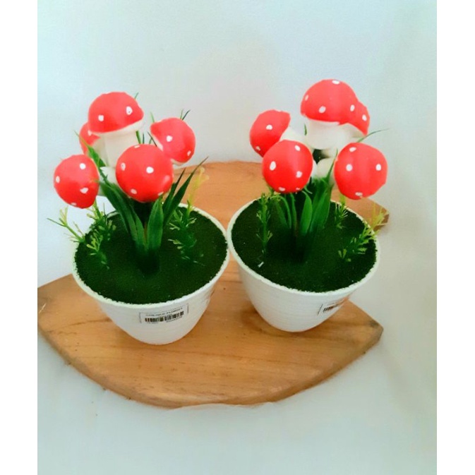 rangkaian jamur artificial bunga artificial bunga hias bunga palsu-6