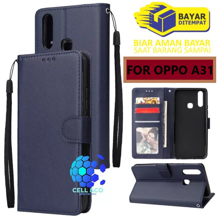 Flip cover OPPO A31 Flip case buka tutup kesing hp casing flip case leather wallet