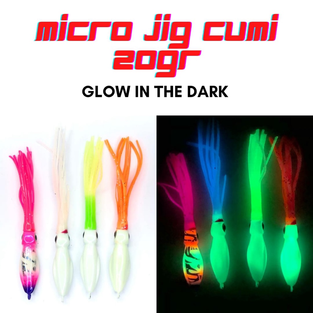 Micro Jig 20gram Cumi Glow In The Dark