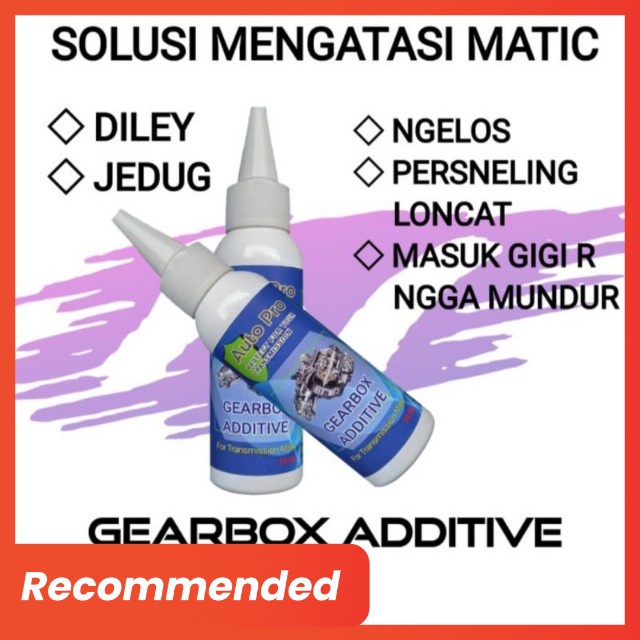 ADITIF MATIC AUTOPRO  Gearbox Additive 75ml CAIRAN ADITIF PELUMAS GEARBOX MATIC AUTO PRO untuk Matic ngelos, lemot , delay, Jedug