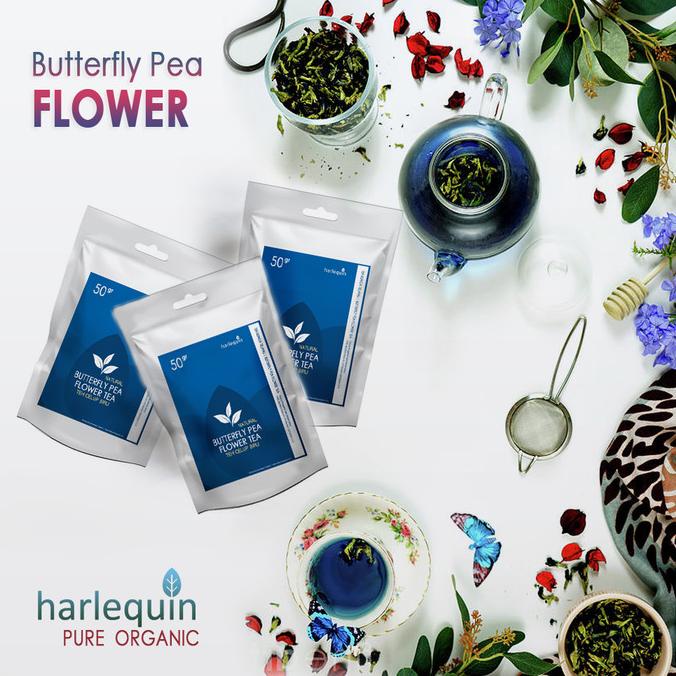

[COD] Teh Bunga Telang Premium 50 Gram Butterfly Pea Flower Tea - Teh Biru [COD]