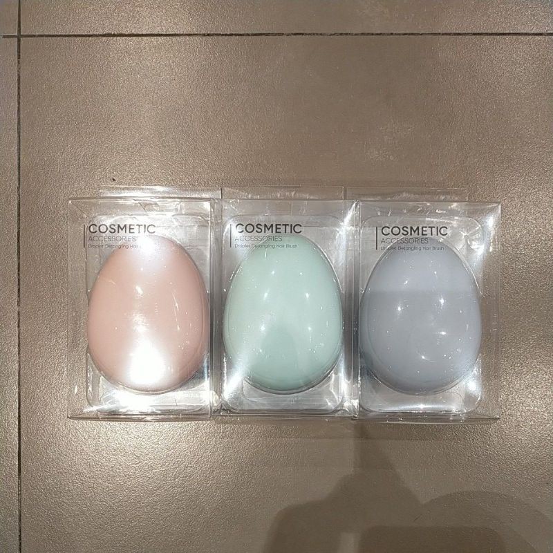 Droplet hair brush miniso