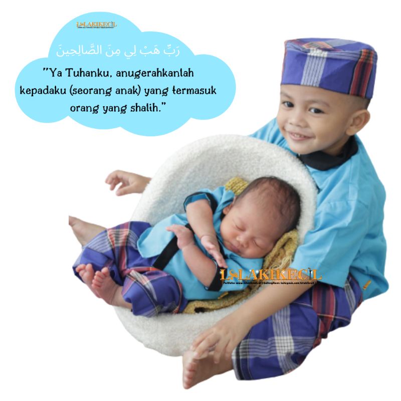 Baju Koko newborn Aqiqah Kostum photoshoot bayi Photography anak laki laki Koko baju
