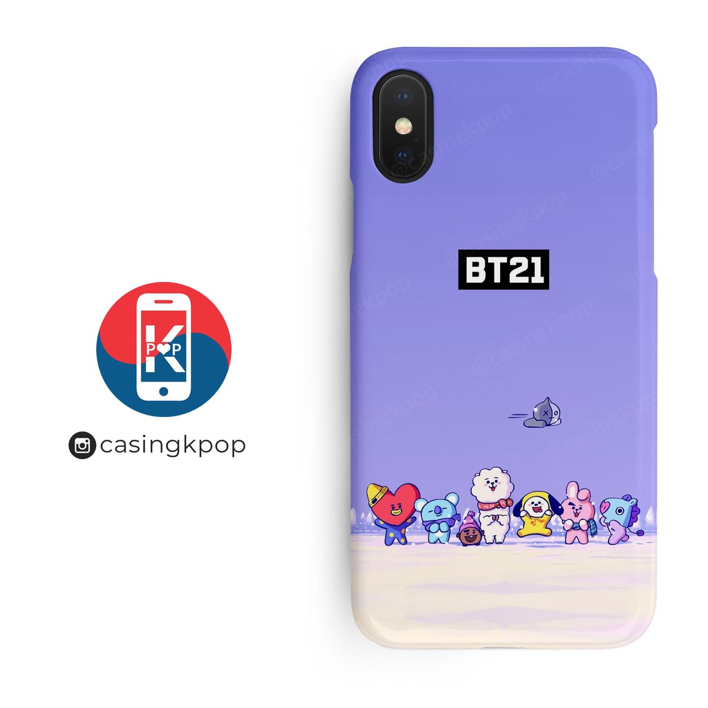 Caseme Casing
 HP HANDPHONE KPOP BTS BT21 CHRISTMAS