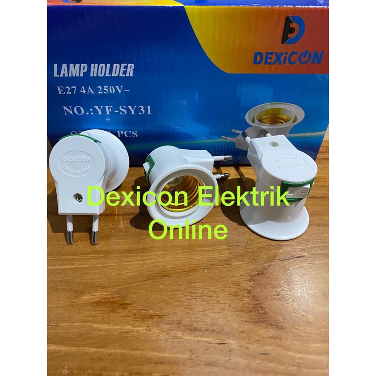 fitting colok /fitting colok+saklar/lamp holder/fitting lampu E27/fitting bohlam/fitting lampu murah