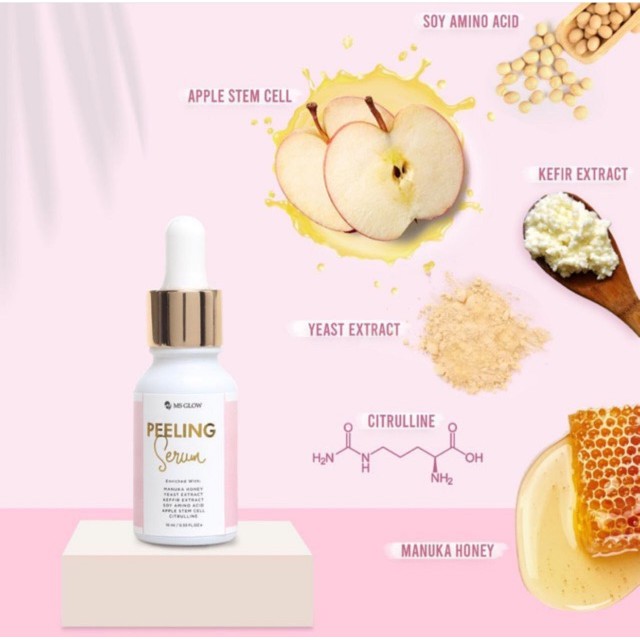 MS GLOW Peeling Serum MS Glow Original Terbaru