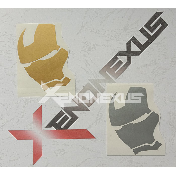 

Cutting Stiker Muka Ironman, Marvel