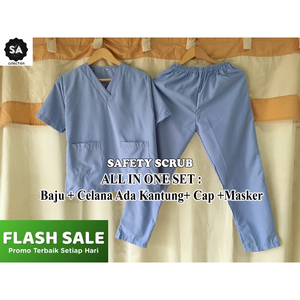 Baju Jaga / Baju OK / Baju OKA / Baju Operasi / Doctor Scrub / Seragam Medis / Baju Scrub-4