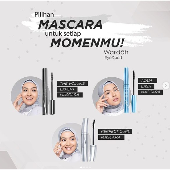 Wardah EyeXpert Series | Optimum Hi-Black Eye Liner Waterproof, Mascara, Remover by Ailin Kosmetik