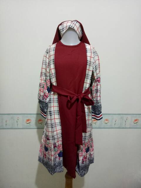 GAMIS ATASAN ANAK MOTIF KOTAK