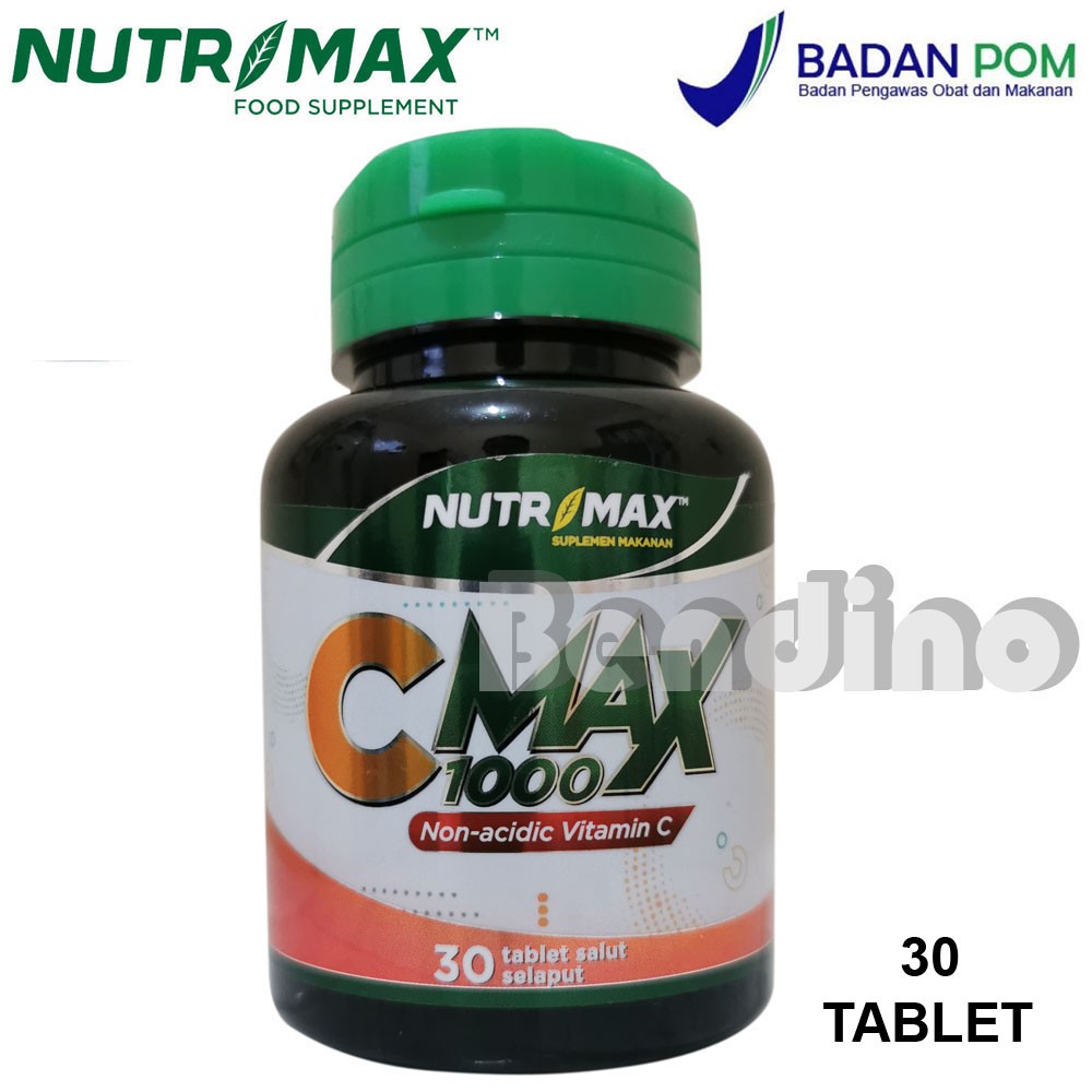 Nutrimax C Max 1000 30 Tabs Vitamin C 1000Mg 1000 Mg Meningkatkan