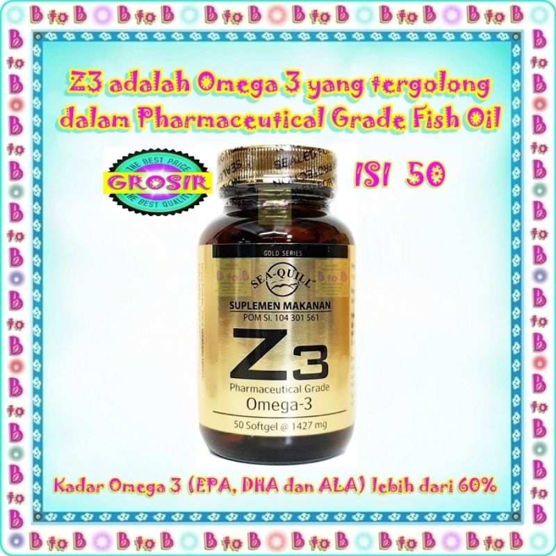 Sea Quill Z3 - 19557 - Sea Quill Omega 3 Z3 - Distributor sea Quill - Grosir Sea Quill