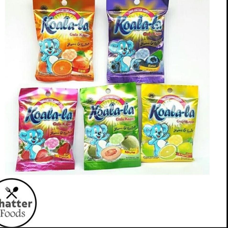 

[KODE TMW] MANISAN / PERMEN GULA KAPAS LA LA KOALA-LA 10sachet / KOALA KOALALA 10SACHET / HALAL