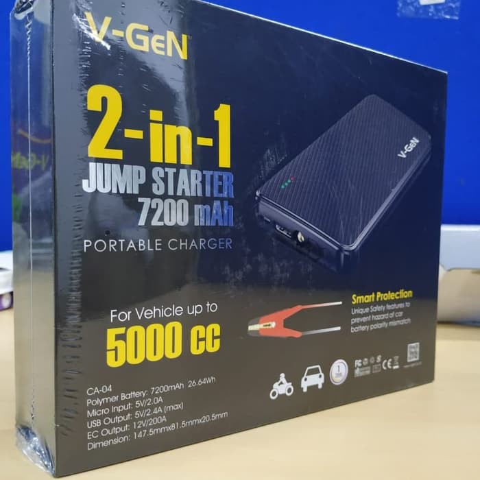V-Gen Jump Starter Ch-03 Power Bank | Vgen | Charging | Power Bank