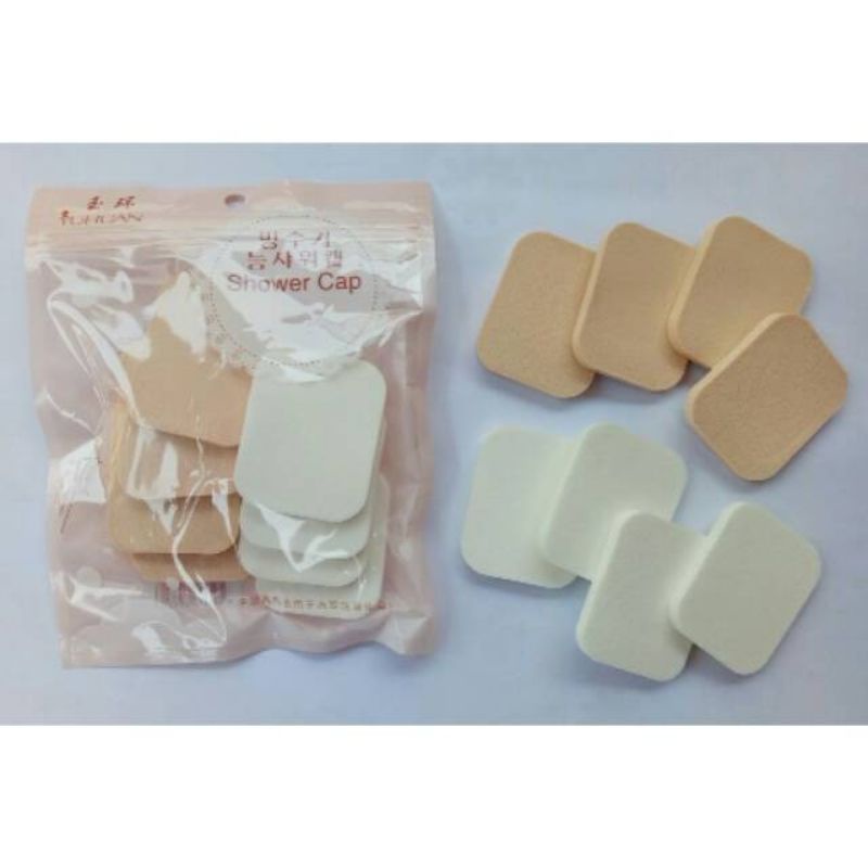 Medan Termurah (Isi 8 pcs) Spon bedak spon makeup foundation lembut isi 8pc