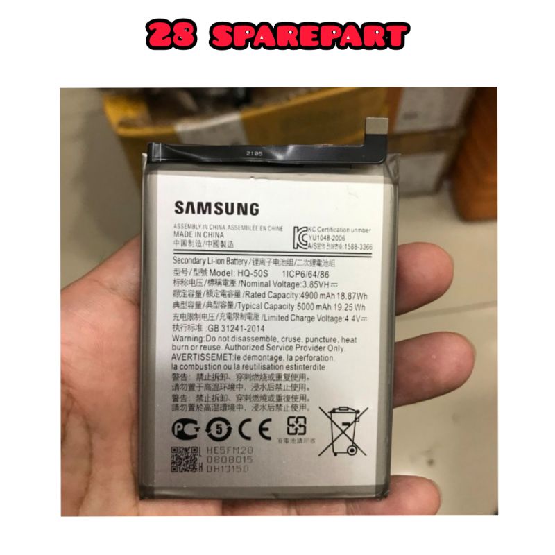 BATERAI / BATRE SAMSUNG A02S / A025 / HQ-50S ORIGINAL