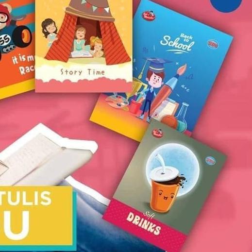 

✶ Buku Tulis 38 Lembar SIDU (Per Pak) ♘