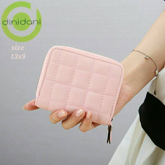 Dompet kimmi Dompet mini Wanita Bordir SLot kartu BISA COD