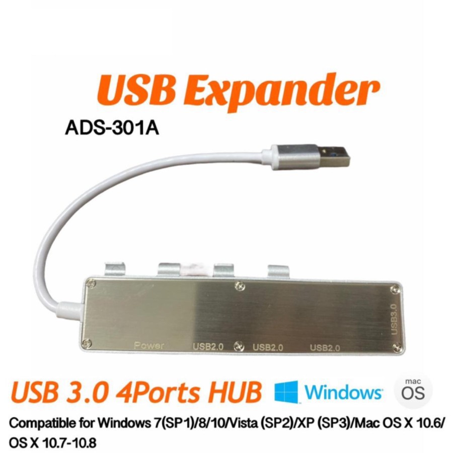 ADS−301A USB 3.0 4Ports HUB (USB EXPANDER)