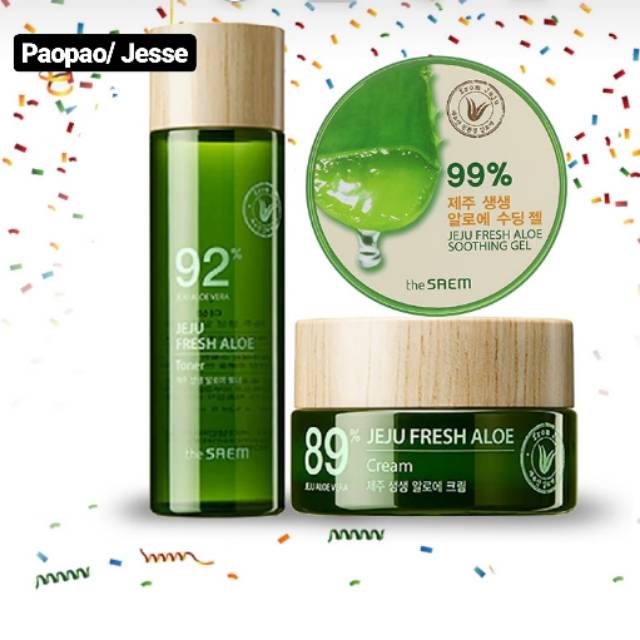 jeju fresh aloe cream