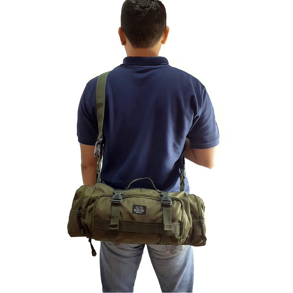 TAS SELEMPANG ARMY/SLINGBAG TACTICAL/WAISTBAG PRIA BIDIGI 7073