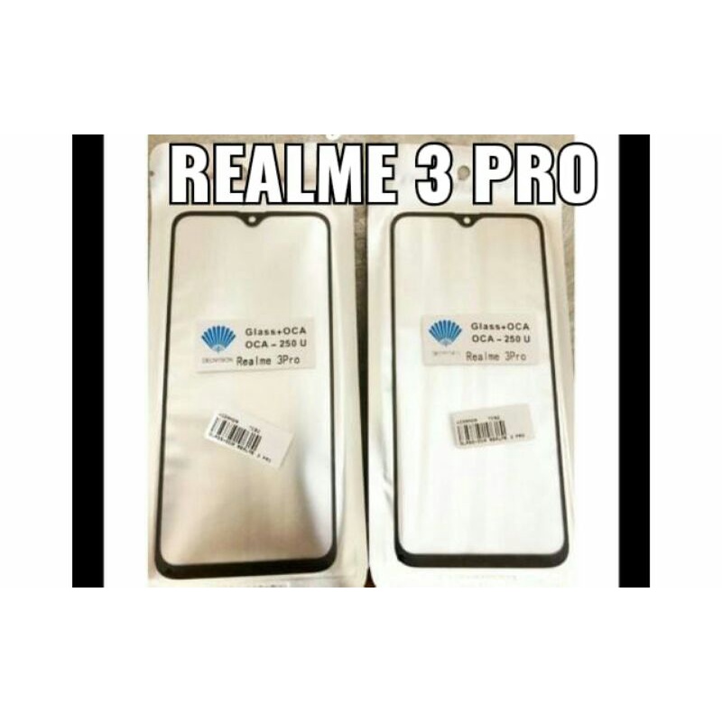 GLASS OCA - GLASS LCD - KACA LCD - KACA DEPAN LCD - KACA TOUCHSCREEN REALME 3 PRO