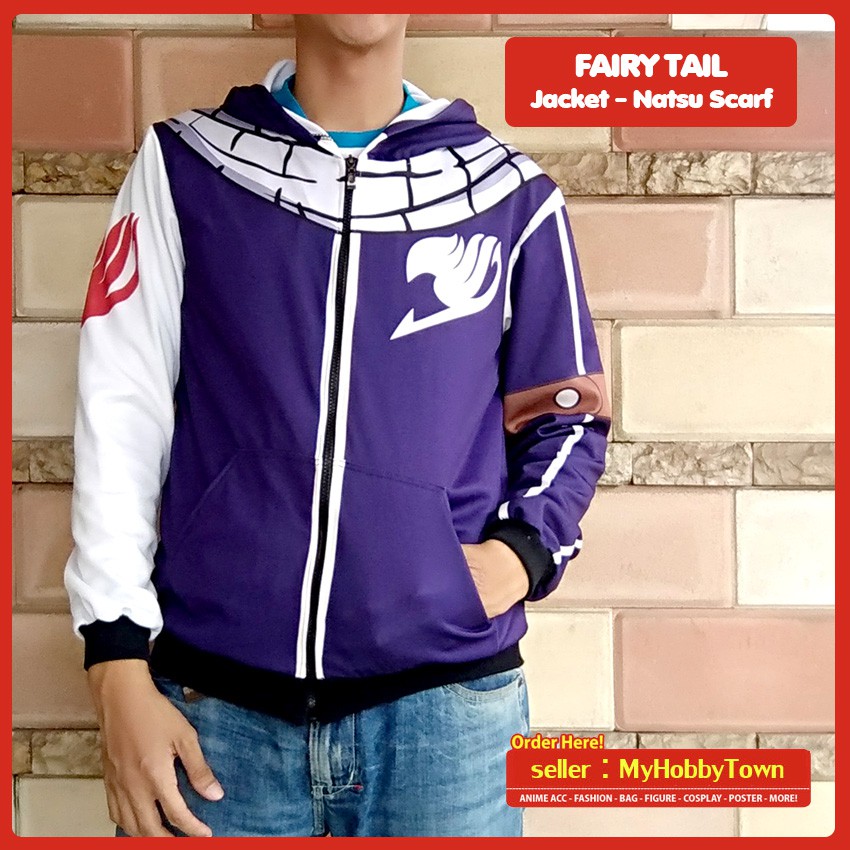 Jaket Anime Fairy Tail Natsu Dragneel Full Print