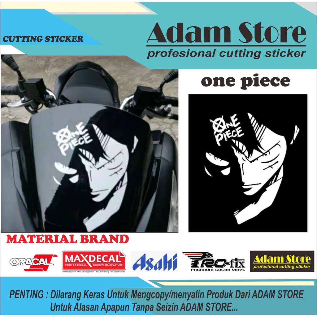 Jual one piece stiker motor nmax stiker motor PCX stiker visor PCX ...