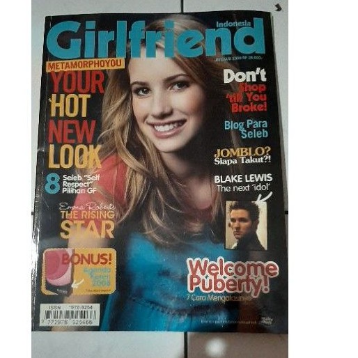 majalah girlfriend edisi januari 2008