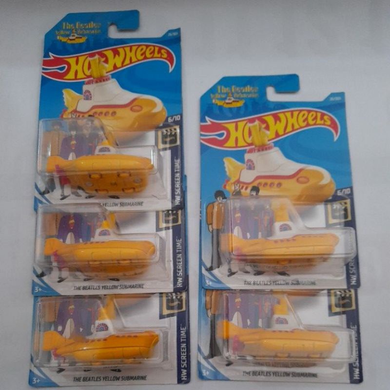 hotwheels THE BEATLES YELLOW SUBMARINE