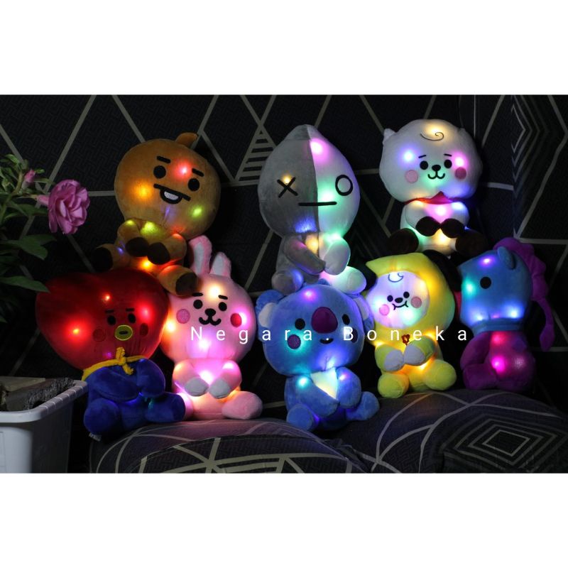 Boneka bts led duduk lucu dan imut murah boneka hadiah