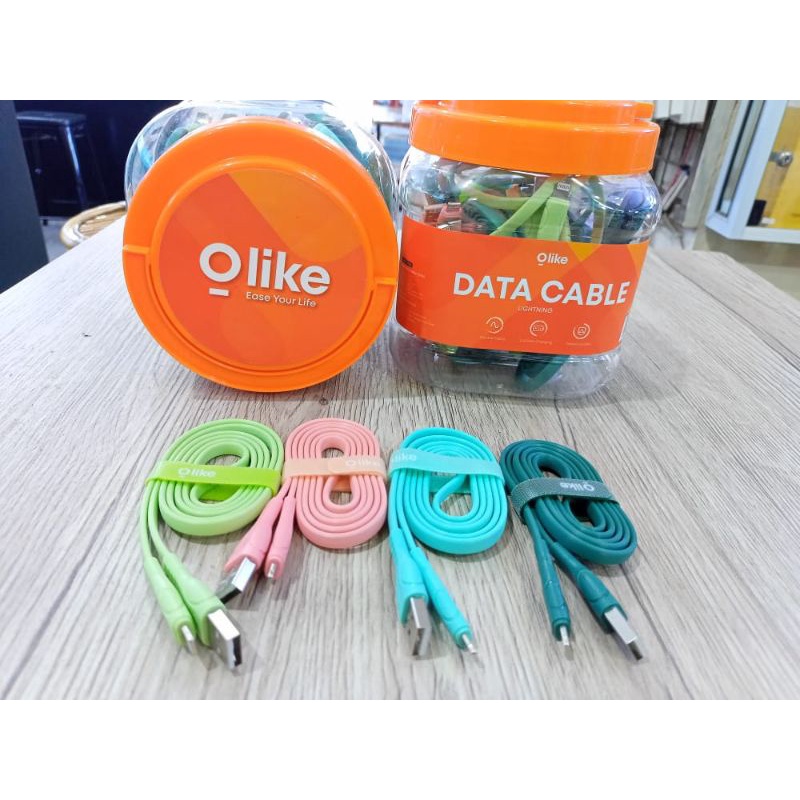KABEL DATA IPHONE OLIKE LIGHTNING D302L 100% ORI GARANSI TERMURAH BISA BUAT SEMUA HP iPHONE terlaris