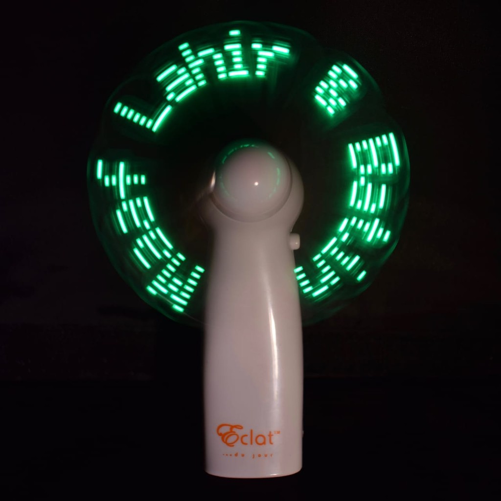 Eclat LED Mini Fan Dengan Pesan Souvenir Idul Fitri Minal Aidin